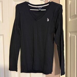 Never worn, just washed. US Polo Assn. Black. Size L. Long sleeve.